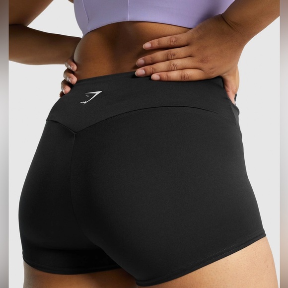 Black Gymshark Training Short Length Shorts - Picture 2 of 4